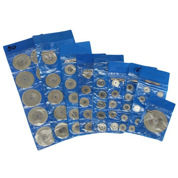 

10pcs 3mm hole diameter sharps diamond saw blade cutting discs wheel rotary tool set grinding wheel with mandrel drill bit