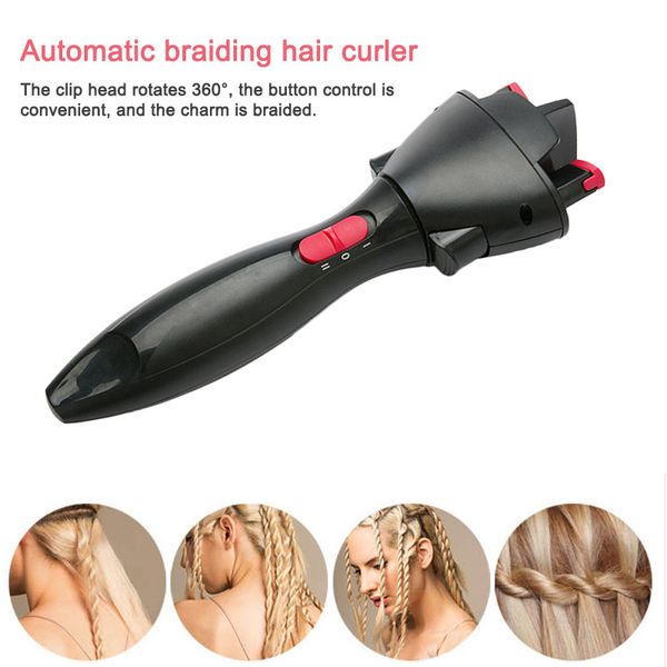

automatic hair braider hair fast styling knotter smart electric braid machine twist braided curling iron tool dropshipping