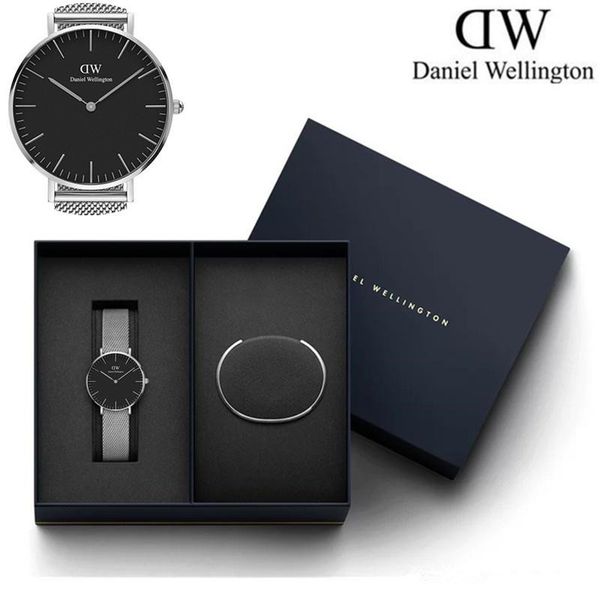 

New Year Gifts Luxury Women Quartz Watch 32MM Milan Watches and Jewelry Bracelets Fashion Lady Elegant Clock DW Christmas with original box