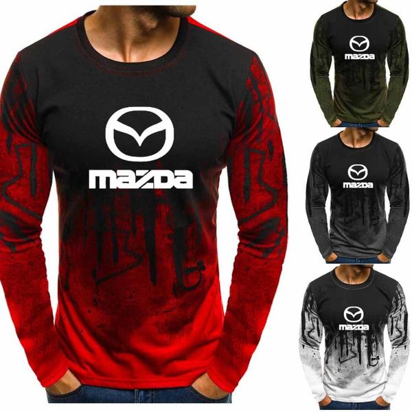 

gradient o neck pullover sweatshirts for motors car printed casual cotton men hoodies hip hop harajuku men clothing k