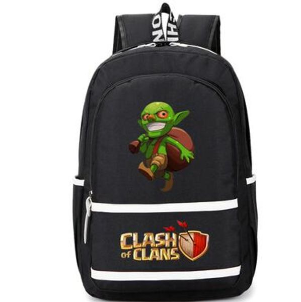 

goblin backpack green role day pack popular game school bag cool packsack print rucksack sport schoolbag outdoor daypack