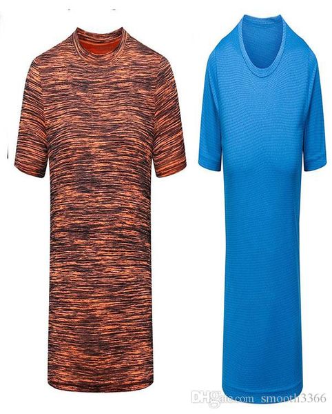 

1068 men's tight-fitting fitness white-gray clothes running short-sleeved sportswear stretch quick-drying clothes t-shirt, Black;yellow