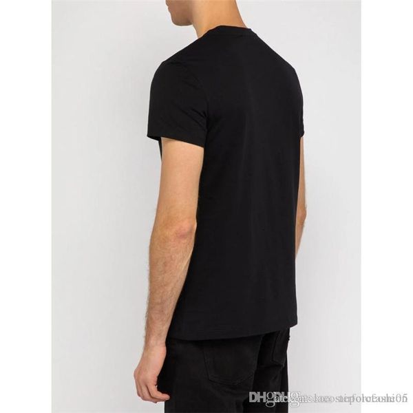 

дизайнер письмо печатные летние мужские футболки о образным вырезом мода дышащий короткий рукав пара одежда топ, White;black
