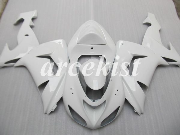 

new abs motorcycle fairings kits fit for kawasaki ninja zx-10r 2006 2007 06 07 body set white light