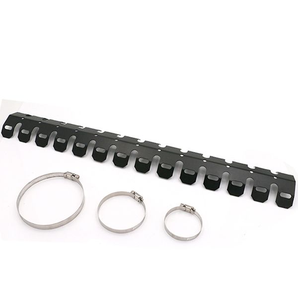 

motorcycle exhaust pipe guard plate long anti-heat shield for moto muffler pipe scooter retro exhaust pipes protector