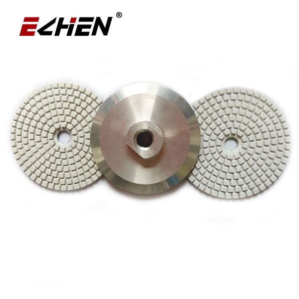

diamond polishing pads granite marble quartz surface polish pads with 1 extra aluminum backer pad base holders for polisher