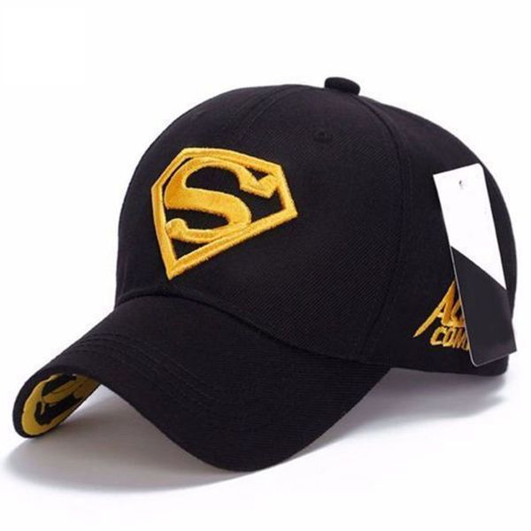 

fashion adjustable fit baseball cap men women snapback superman hip-hop stretch embroidery hat 8 colors, Blue;gray