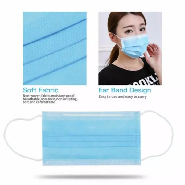 

disposable masks are safe and convenient for men and women to use dust-proof and anti-spray masks