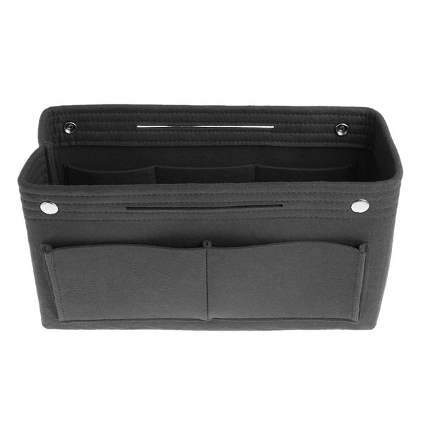 

large capacity felt makeup bag handbag organizer purse insert bag fabric storage cosmetic pouch