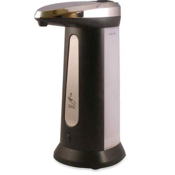 

400ml abs automatic soap dispenser smart sensor touchless liquid soap sanitizer dispenser for kitchen bathroom accessories tools zza2281
