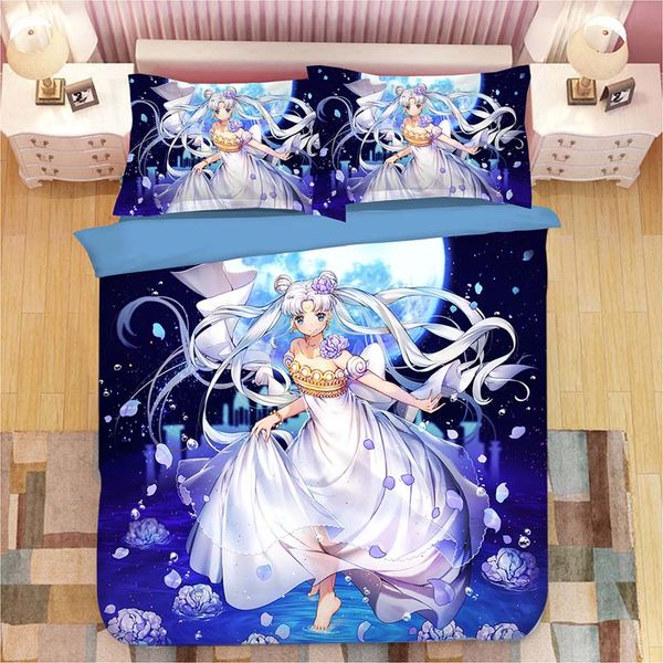 

мультфильм sailor moon аниме пододеяльник цукино усаги пододеяльники наволочки sailor moon утешитель постельное белье