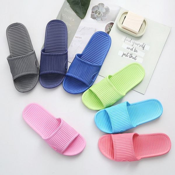 

slippers summer male and female couple home eva simple spread 5 yuan model word drag non-slip cool drag women wholesale, Black