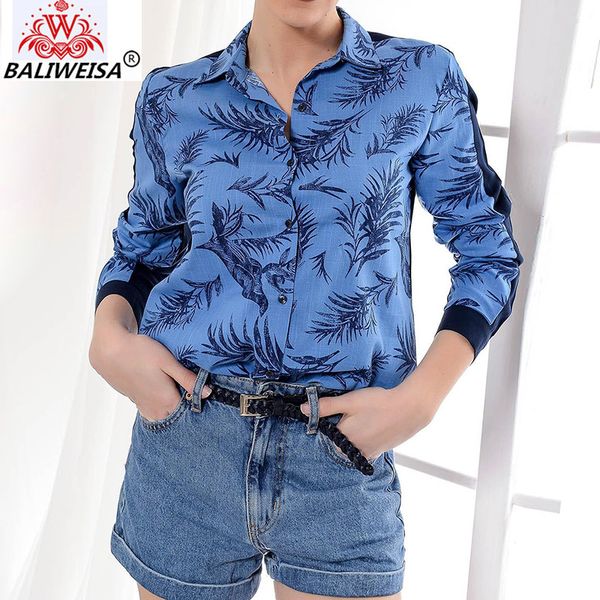 

women blouses fashion patchwork long sleeve office shirt 2019 new arrive floral print blouse female casual chemisier femme, White