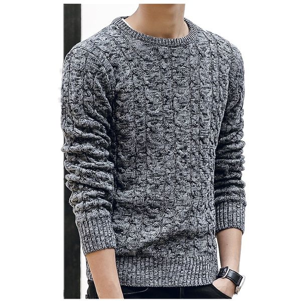 

new mens sweaters 2019 new fahsion o neck winter sweater men pullover long sleeve casual men jumper sweater fashion clothes, White;black