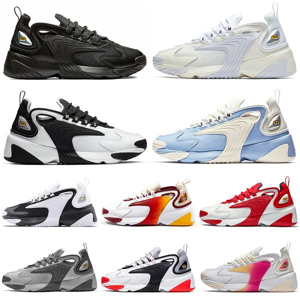 

new m2k tekno zoom 2k running shoes designer luxury men women 2000 black white orange navy casual sports sneakers mens trainers size 36-45