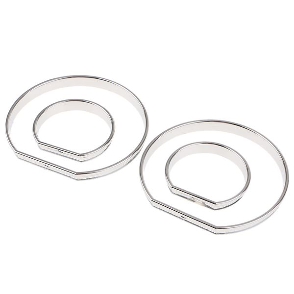 

auto chorm speedometer gauge dial rings bezel trim for bmw e46 m3 2000-2006