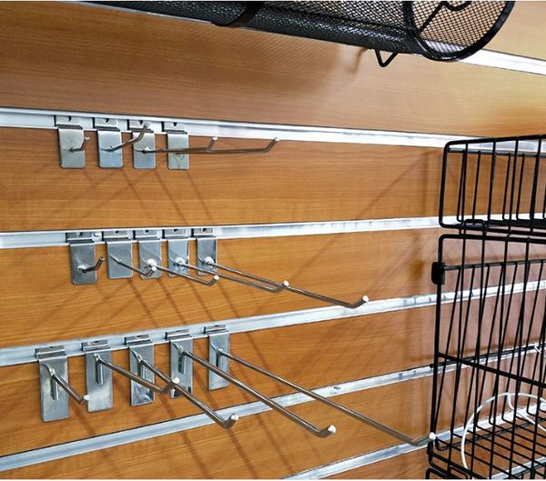 

slotted hook goods shelves slatwall single hooks portable pin shop display fitting prong hanger grid netting home storage ornament