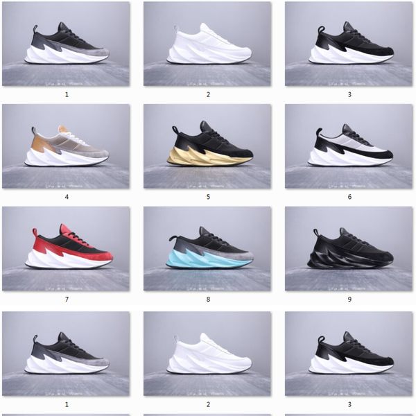 

2019 Роскошные мужские дизайнерские туфли Originals Sharks Concept Tubular Shadow Knit Trainer Спортивные