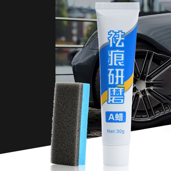 

grinding scuffs car body diy protective vehicles scratch repair with sponge portable paint care compound paste set remover tool