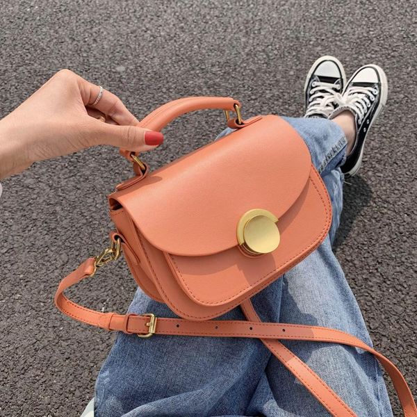 

mini solid color pu leather crossbody bags for women 2020 fashion shoulder handbags lady summer totes and purses
