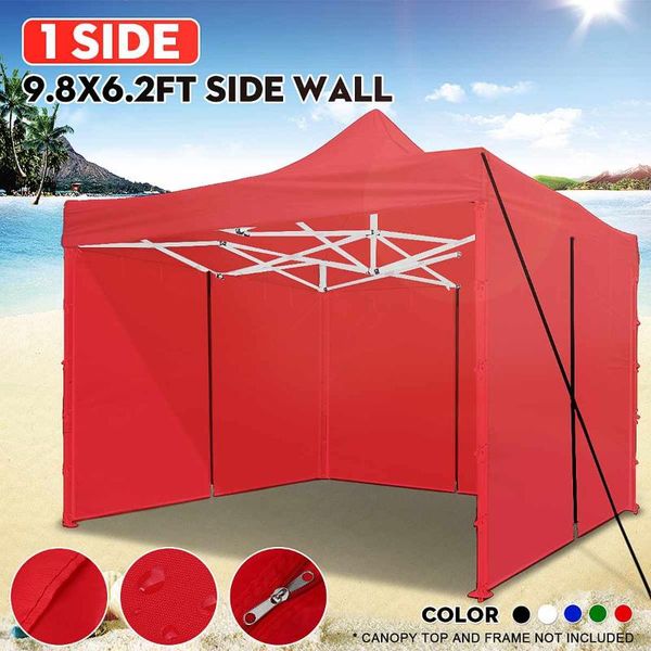

tents and shelters 9.8x6.2ft 1pc party tent side wall oxford cloth waterproof gazebo shelter tarp zipper sidewall outdoor replacement