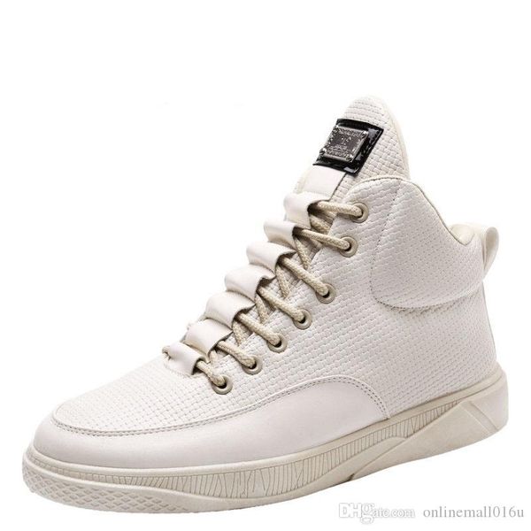 

new men's winter casual shoes fashion design comfortable shoes keep warm lace up all-match men boots, Black