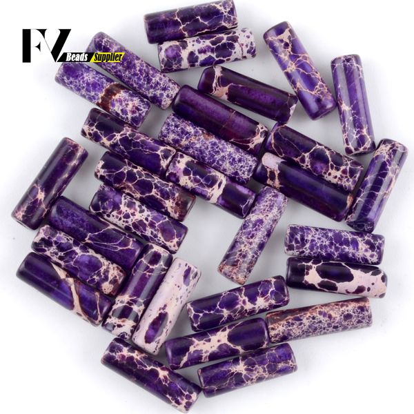

natural purple sea sediment stone loose column beads 4x13mm spacer round beads for jewelry making diy bracelet accessories 15