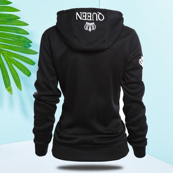 

mens женщина любит толстовки пары matching одежды фуфайки queen king пуловеры с капюшоном, Black