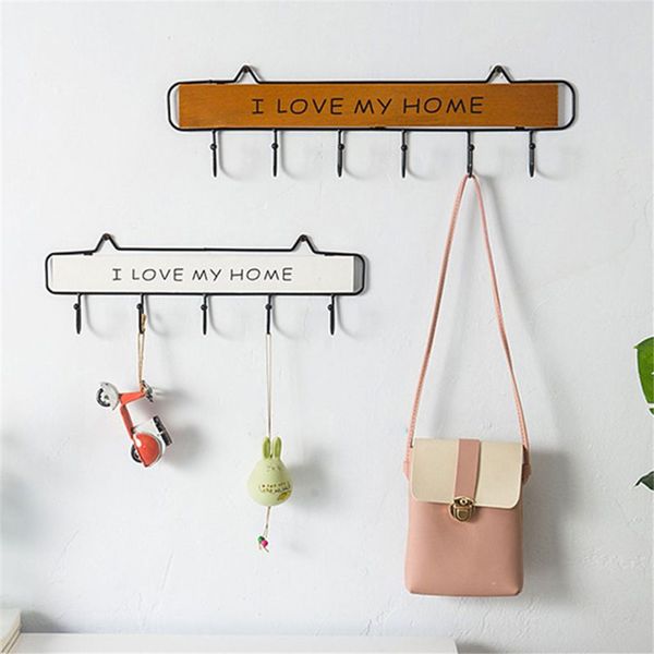 

4/5/6 pcs cute wall mounted clothes hanger hooks hat key holder laundry coat rack hanging storage shelf for home