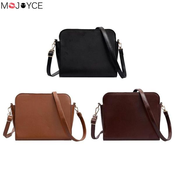 

women new pu shoulder bag solid color shoulder messenger handbags pu leather women fashion crossbody bags handbag