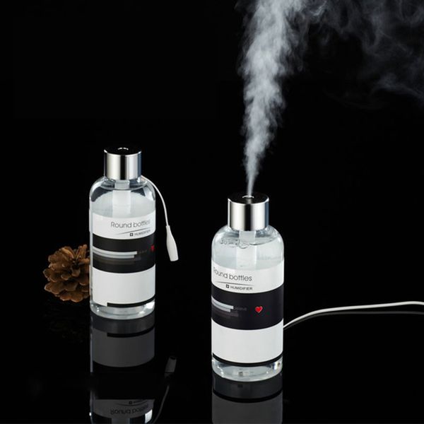 

300ml mini portable mute car usb bottle air humidifier purifier mist aromatherapy umidificador essential oil diffuser