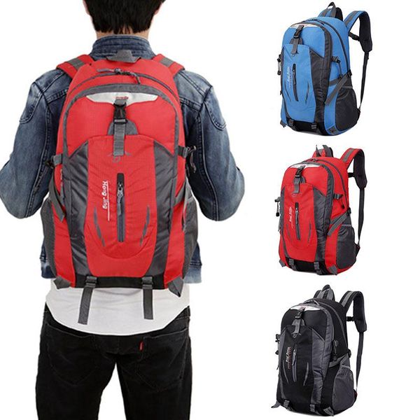 

mountaineering bag backpack handbag cycling 40l 3 colors hiking outdoors diagonal package one strap shoulder sports camping