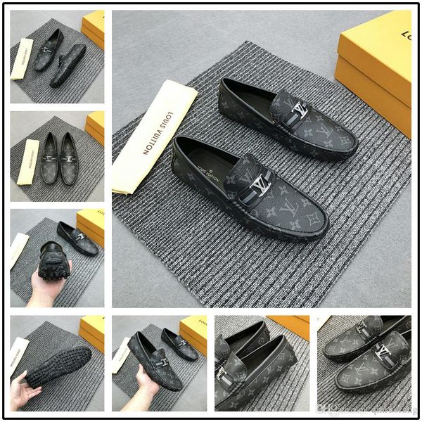 

мужская повседневная обувь дизайнерские туфли из натуральной кожи итальянские мужские мокасины роскошные бренды мокасины slip on мужская обу, Black