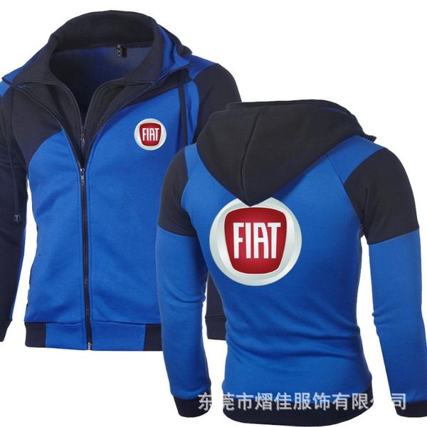 

for flat hoodies jacket double zipper coat cosplay fleece cotton men sweatshirts jacket pullover sweatshirts coat r