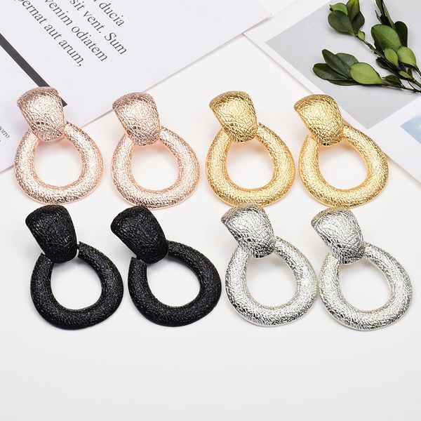 

sell small size metal dangle drop earrings fashion trend hanging gold earrings for women girls party gift jewelry, Silver