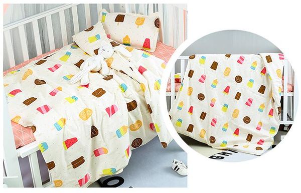 cotton crib bedding set