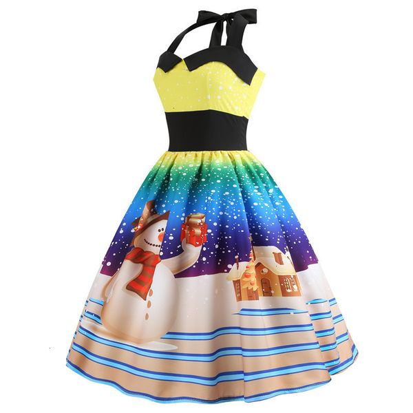 

party dresses womens designer dress women casual christmas tree women robe rockabilly swing pinup vestido patchwork elegant party dress, Black;gray