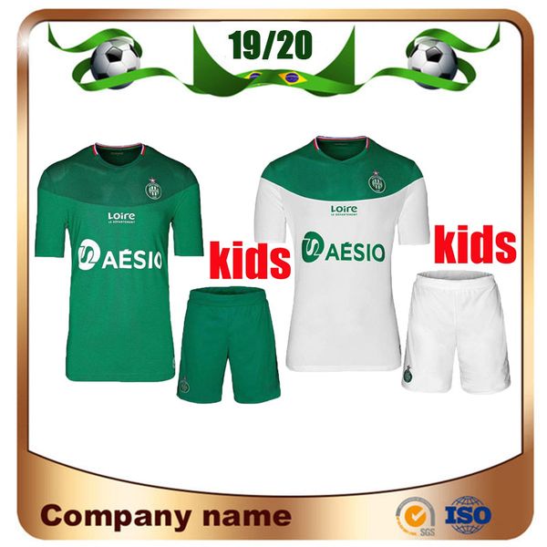 

19/20 kids kit soccer jerseys 2020 home asse beric cabella diony soccer shirt khazri haholou bouanga child football unifor, Black