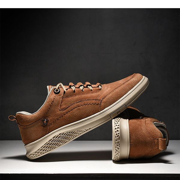 

aruonet fashion hard-wearing mens sneakers large size mens shoes classic men casual shoes deportivas hombre, Black