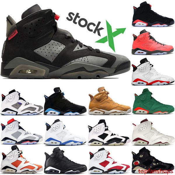 

jumpman 6 6s psg 2019 black infrared flint tinker black cat basketball shoes men mens maroon be like mike sneakers trainers