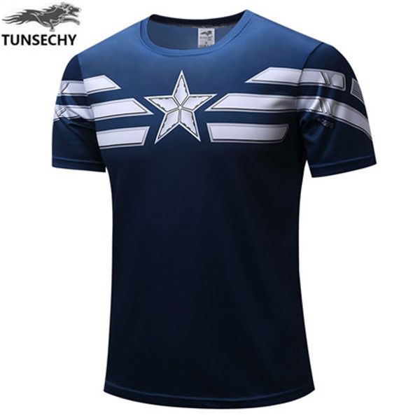 

tunsechy 2019 captain america t shirt 3d printed t-shirts men marvel avengers iron man war fitness clothing male crossfit, White;black