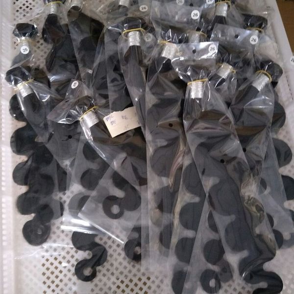 

бразильская объемная волна пучки волос unprocessedhuman virgin hair double weft дешевая цена, 100гр шт 300гр лот, бесплатная доставка dhl, Black