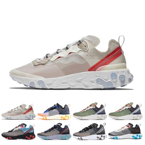 

new Epic React Element 87 Undercover Men Women Running Shoes Green Black Designer Sneakers Sports Mens presto Trainers Chausseures36-45
