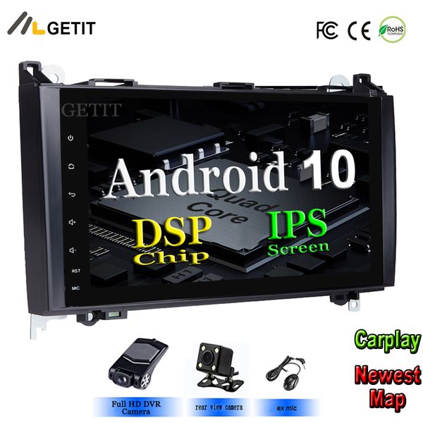 

android 10 car stereo radio no dvd player gps head unit for b200 a b class w169 w245 viano vito w639 sprinter w906 car dvd