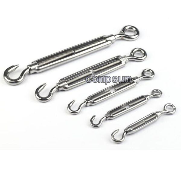 

t304 stainless steel 304 hook & eye turnbuckle wire rope tension