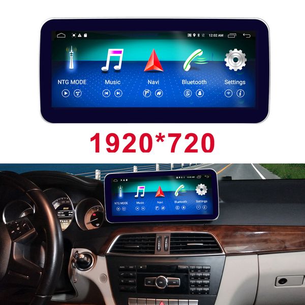 Grosshandel 4g 64g Autoradio Gps Navigation Bluetooth Head Unit Fur Mercedes Benz C Klasse W204 2011 2013 C180 C200 C220 C250 C300 C350 C320 Cdi C63