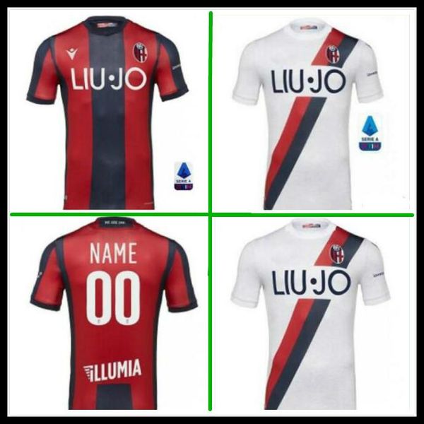 

019 2020 110th anniversary bologna soccer jerseys 19 20 home maillots orsolini soriano sansone skov olsen limited edition football shirts, Black;yellow