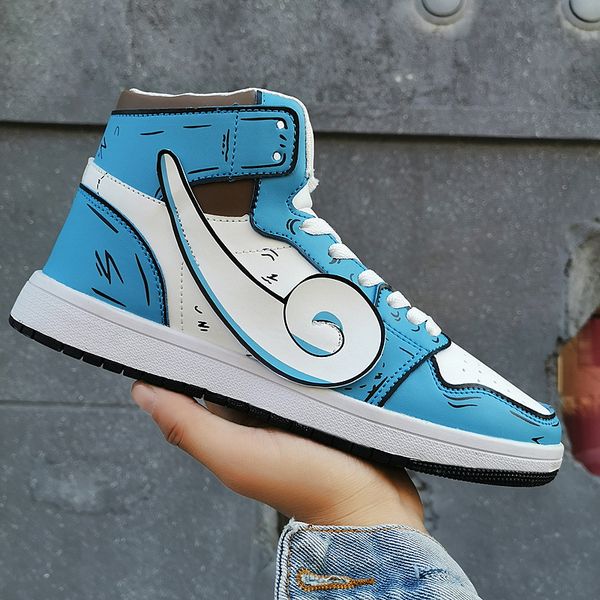 

classic men women basketball shoes yellow white blue training outdoor sports mens trainers zapatos sneakers 36-44
