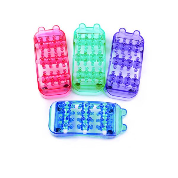 

2x нового массаж ноги пластиковых три ряда активного массажа массаж ног акупунктура акна дома массажеры