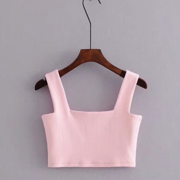 

sexy solid повседневный обрезанные жилет короткие топы backless crop top танки женская одежда 2019 белье лето горячие, White